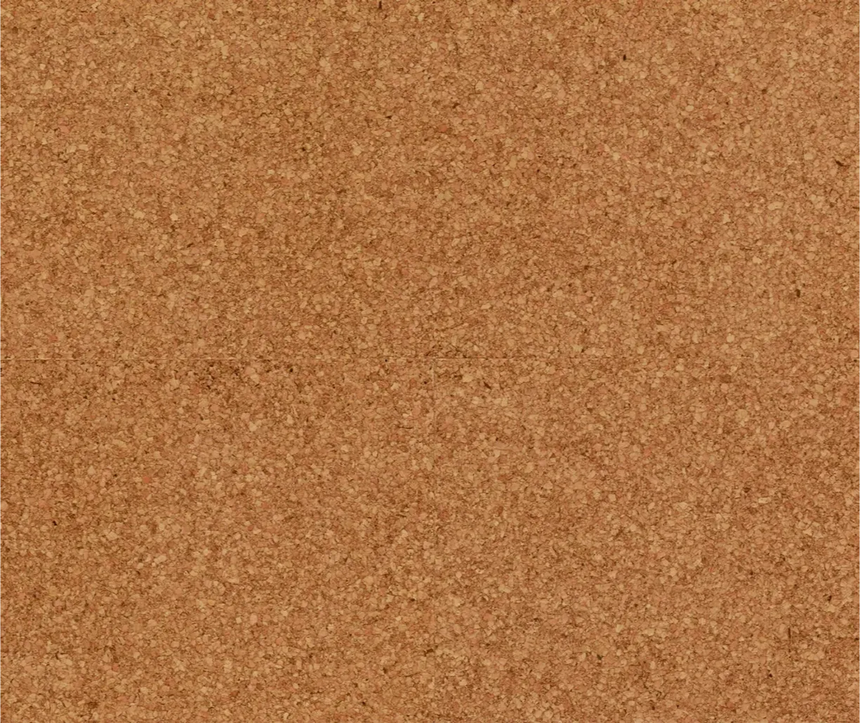 Detailaufnahme eines hellbraunen Korkbodens mit sichtbarer natürlicher Struktur und Musterung.
