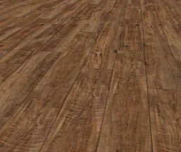 Zimmer mit mittelbraunem Holzlaminatboden, sichtbare natürliche Maserung und mattes Finish.