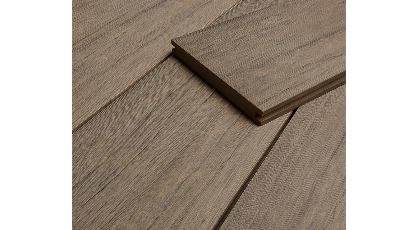 Glatte Terrassendielen von HORI in braun