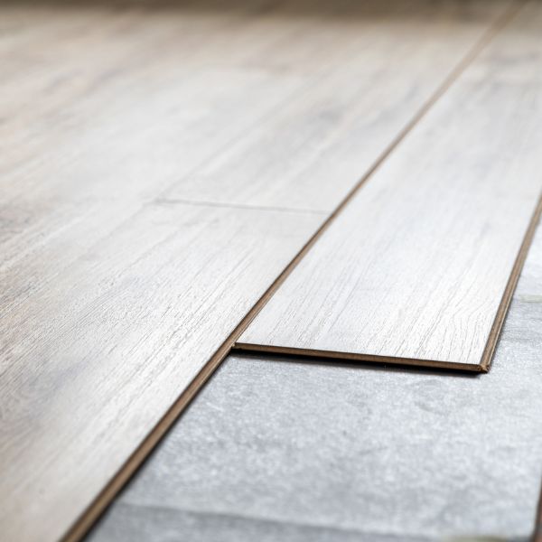 Vinylboden auf Trittschalldämmung verlegt