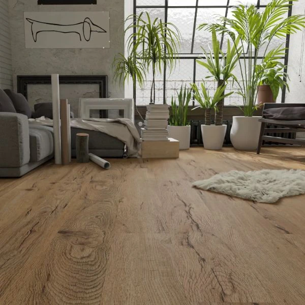 Heller Vinylboden im Wohnbereich