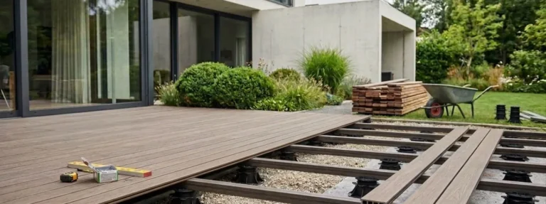Unterkonstruktion WPC Terrasse