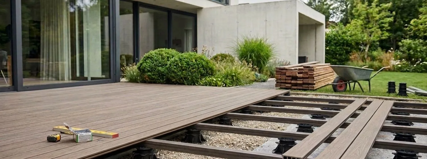 Unterkonstruktion WPC Terrasse