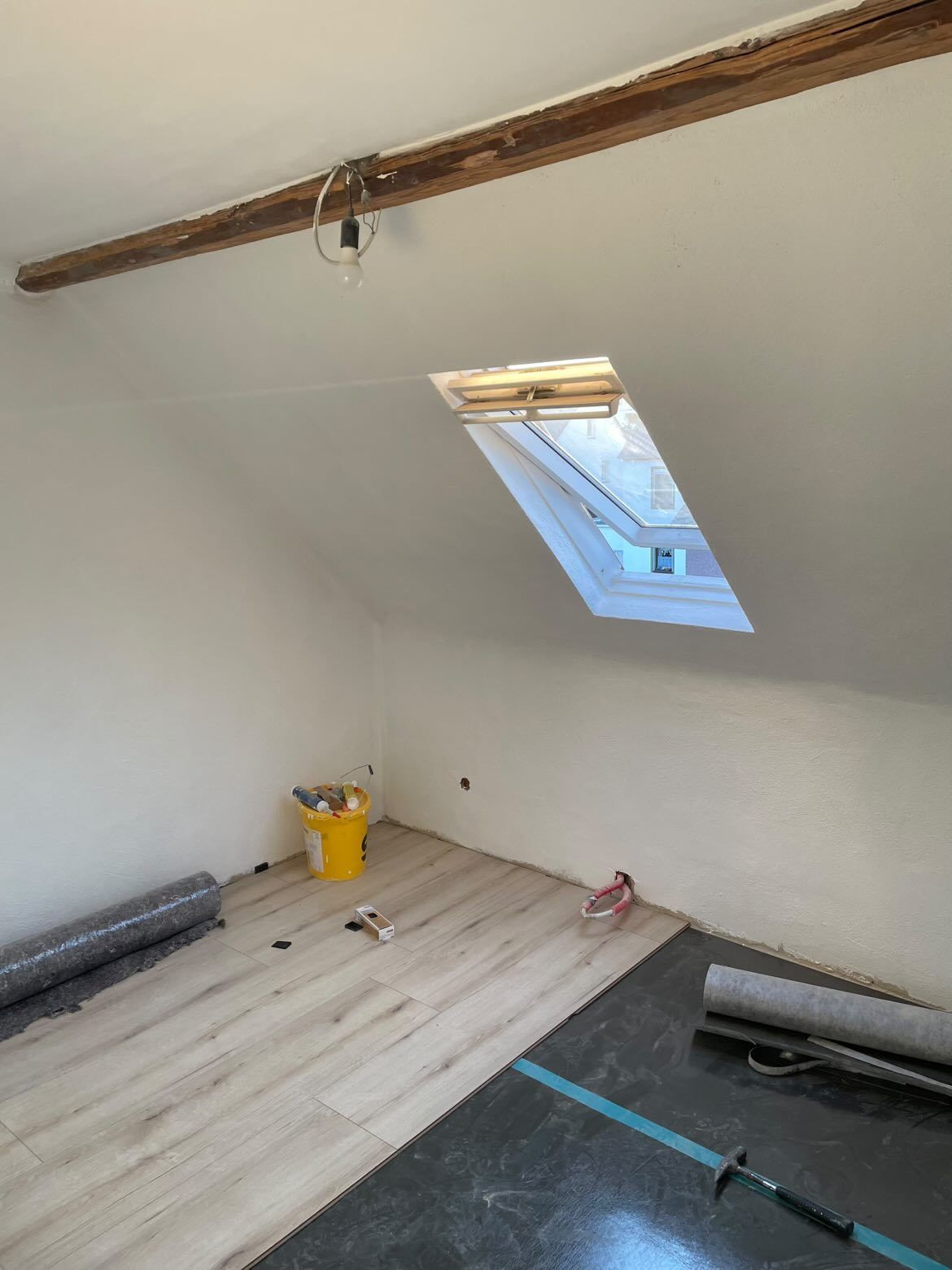 Der Boden hat sich wunderbar verlegen lassen